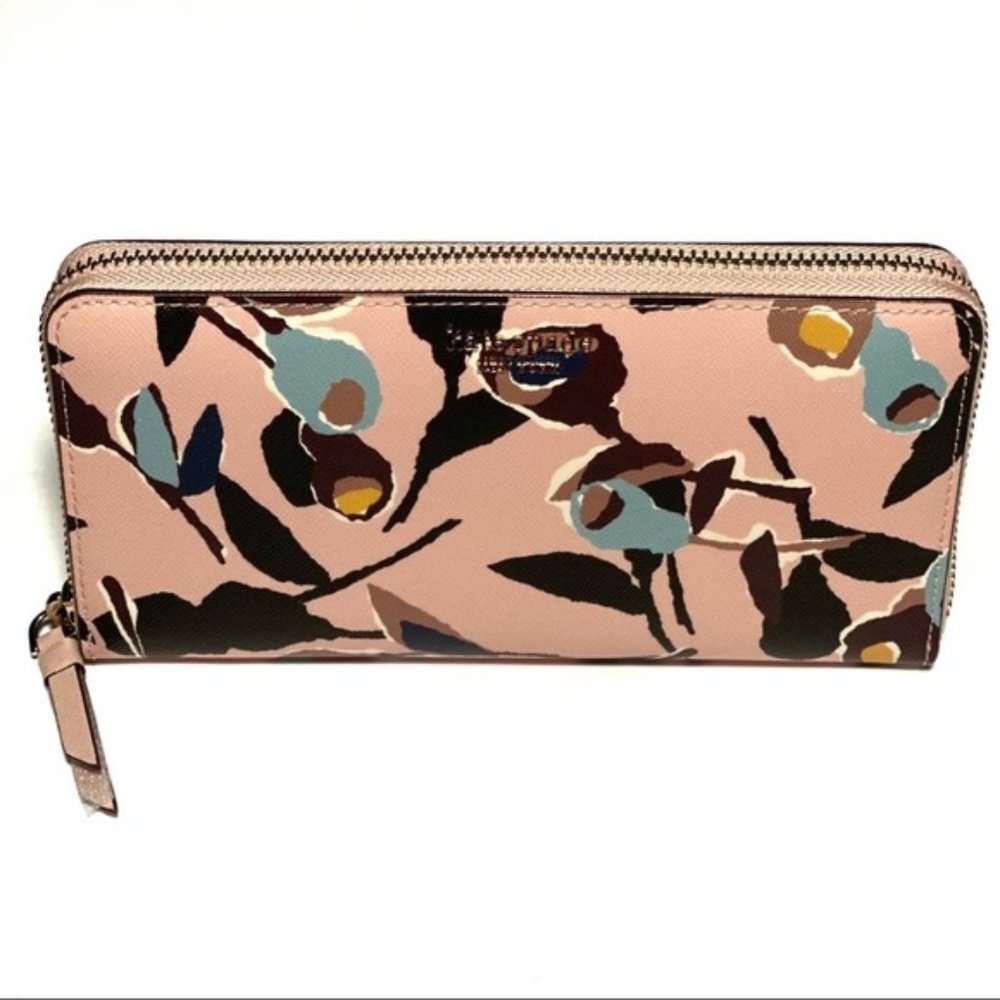 Kate Spade "Cameron Paper Rose" Continental Wallet